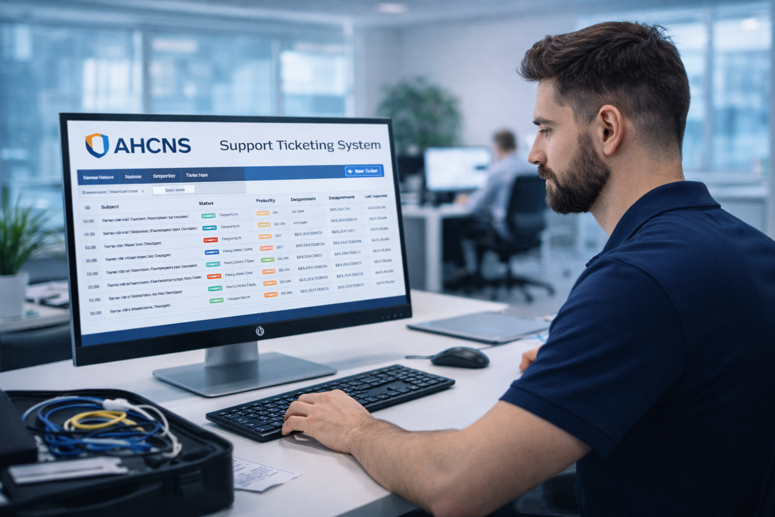AHCNS ticketing system for IT AMC support in Dubai